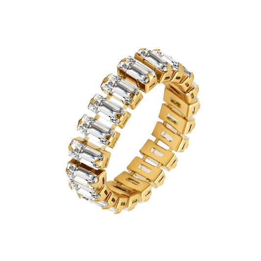 Baguette Cut Finger Ring